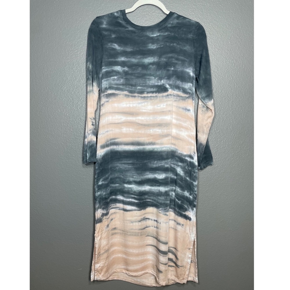 Dolan Left Coast Collection XS Tie Dye Maxi Dress Anthropologie Long Sleeve